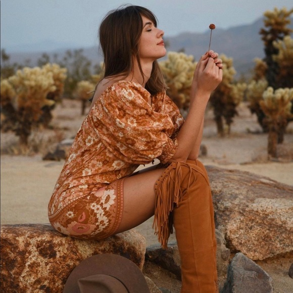 NWT Spell &the Gypsy Collective Anne Tunic Dress S - Picture 1 of 9